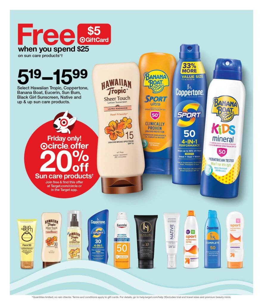 Page 12 of the 5-22 Target Ad