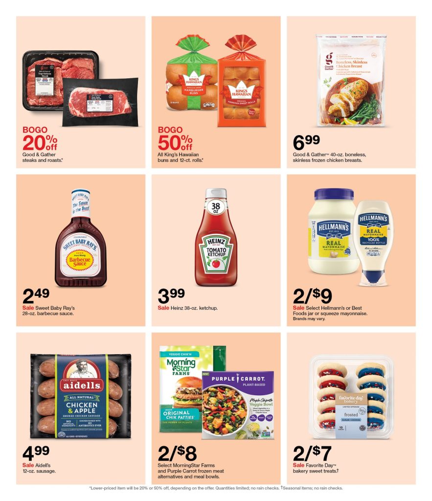 Page 46 of the 5-22 Target Ad scan