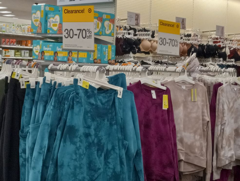 Target Clearance on Apparel