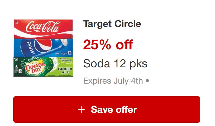 Target Soda Deals Circle Offer