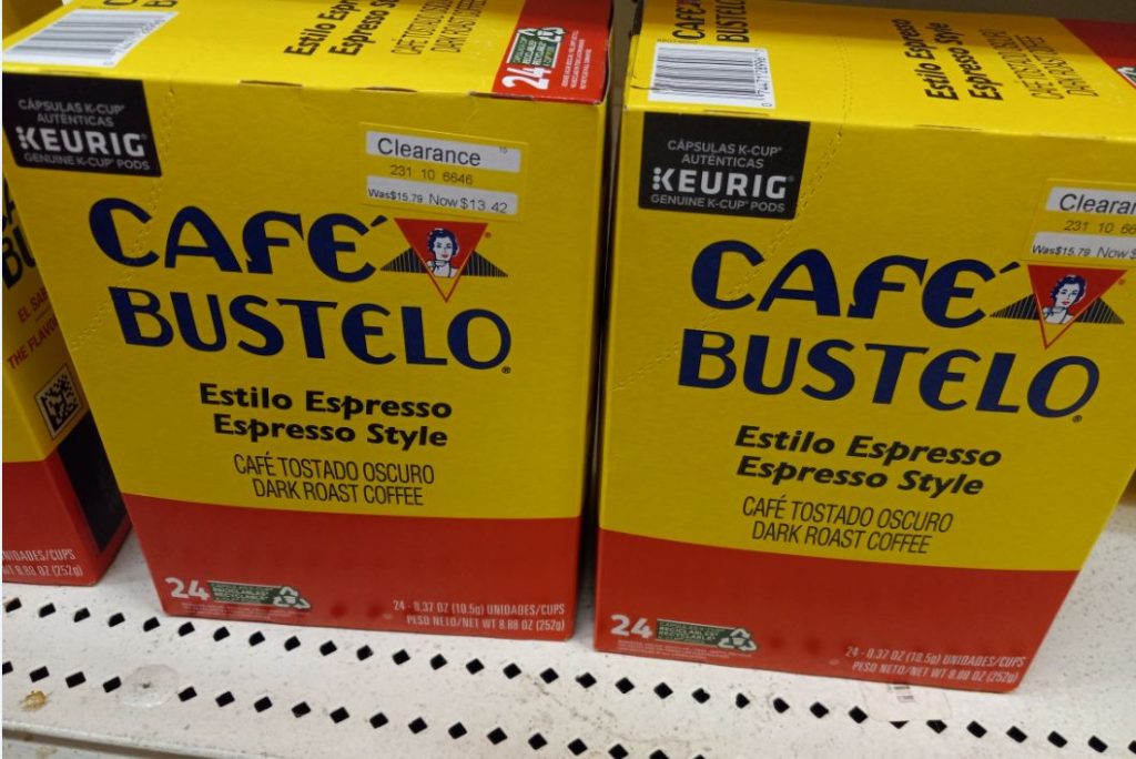 Cafe Bustelo Target Clearance