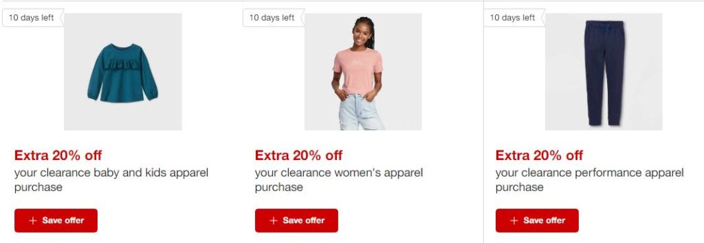 Target Clearance Circle Offers