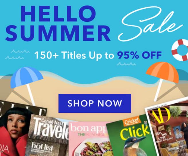 Summer Magazine Sale