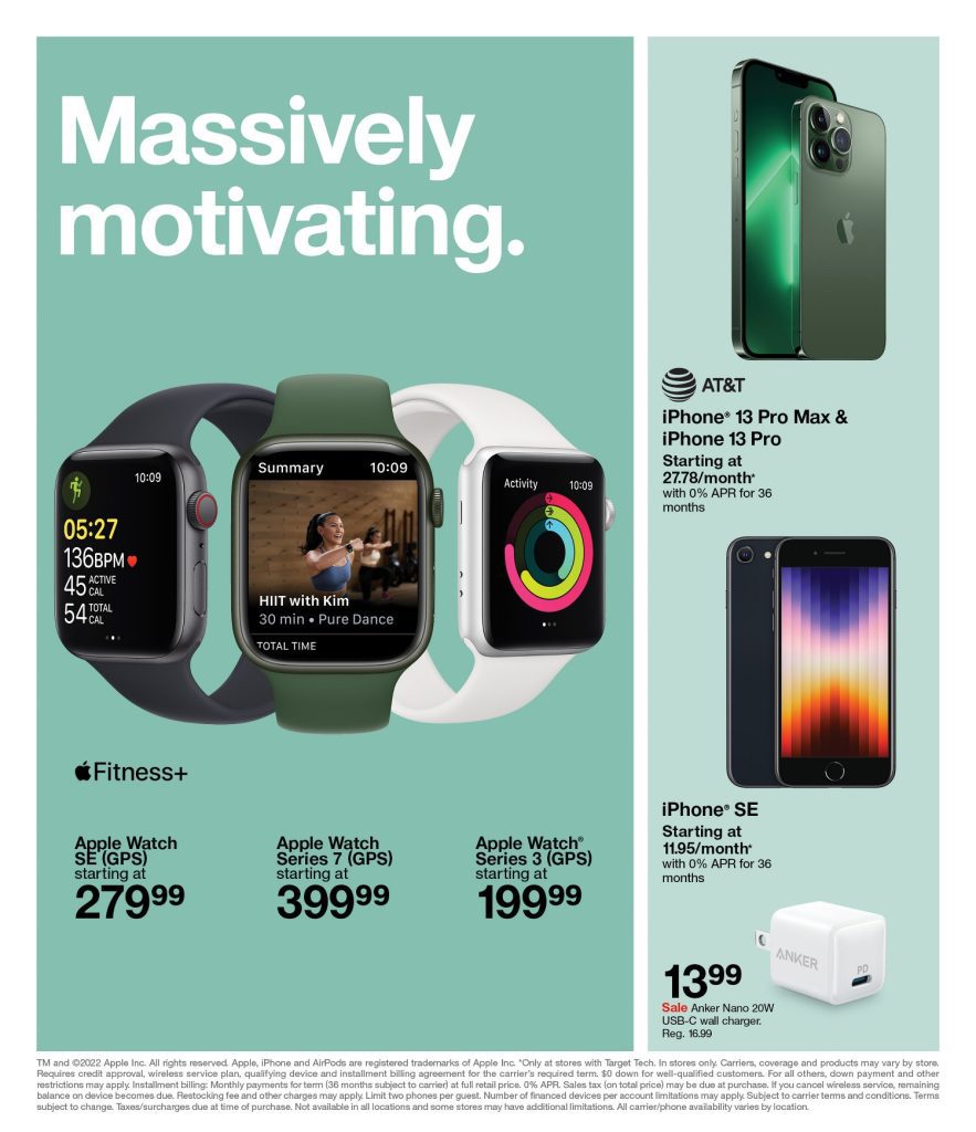 Page 16 of the Target Ad 7/10/2022