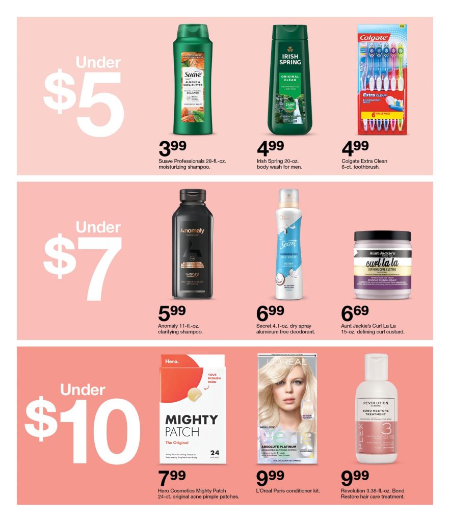 Page 28 of the 7-10 Target ad