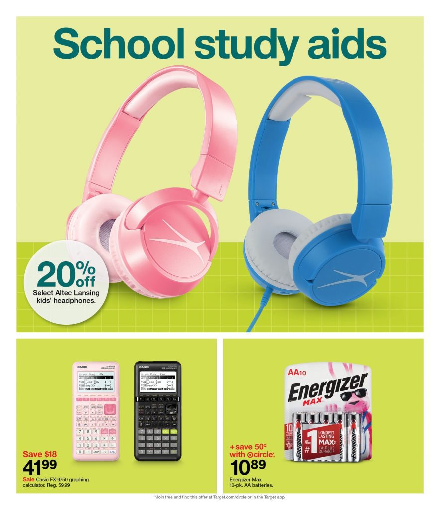 Page 9 of the 7-10 Target ad