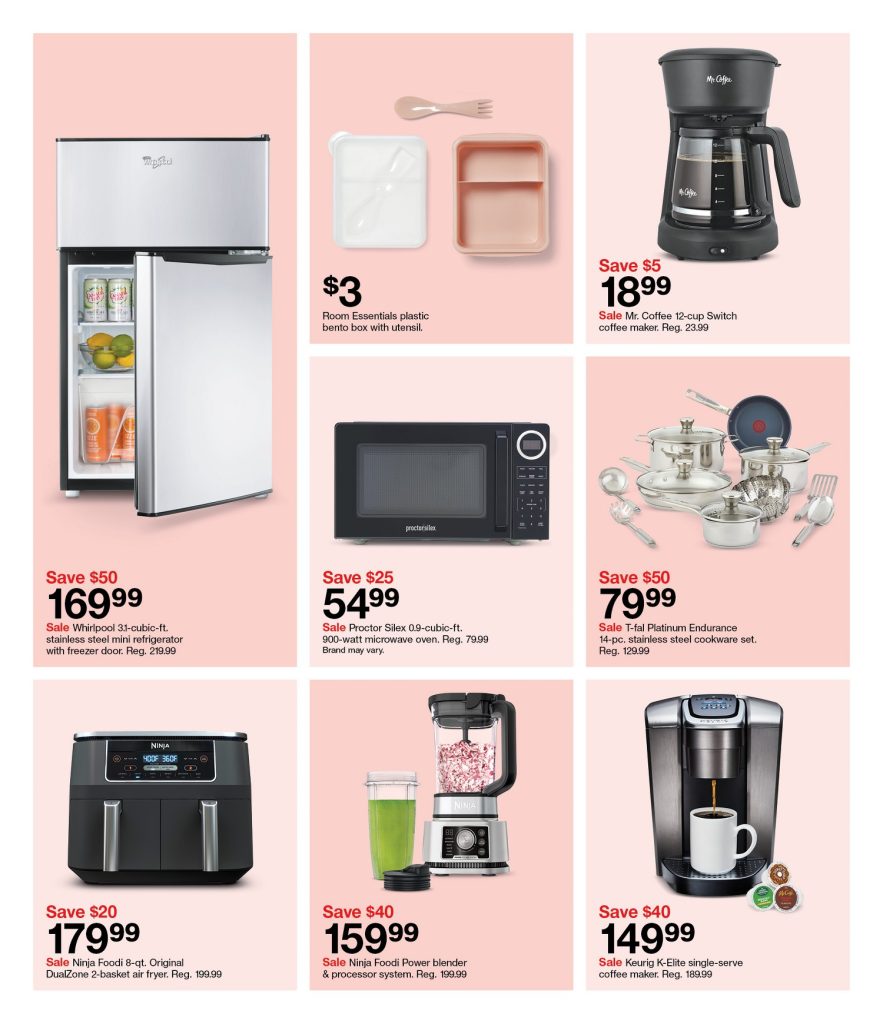 Page 12 of the 7-17 Target Ad