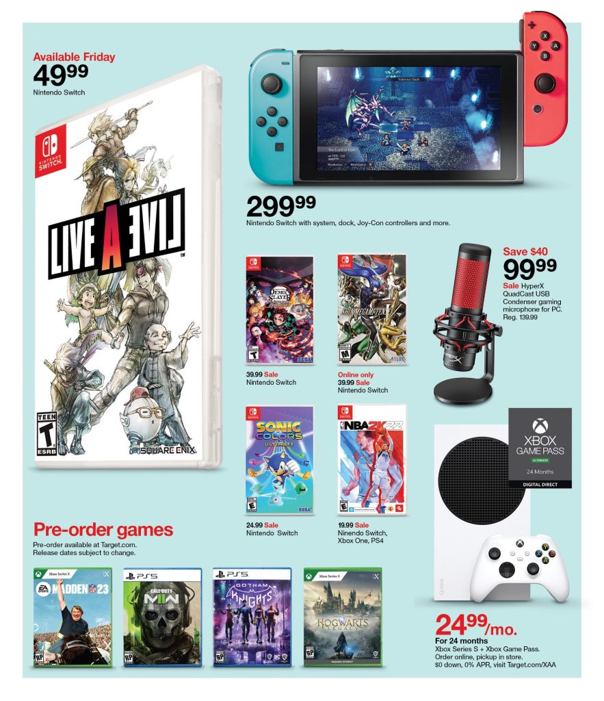 Page 28 of the Target Ad 7/17/2022
