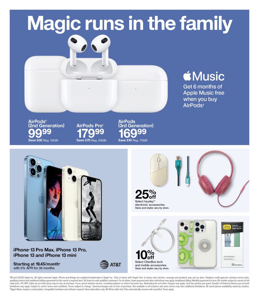 Page 22 of the Target Weekly Ad 7/24/2022