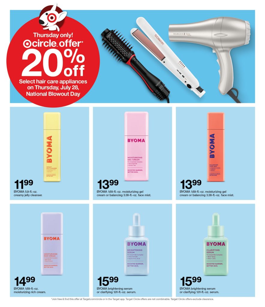 Page 30 of the 7-24 Target Ad