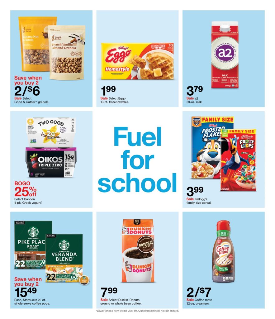 Page 38 of the 7-24 Target Ad