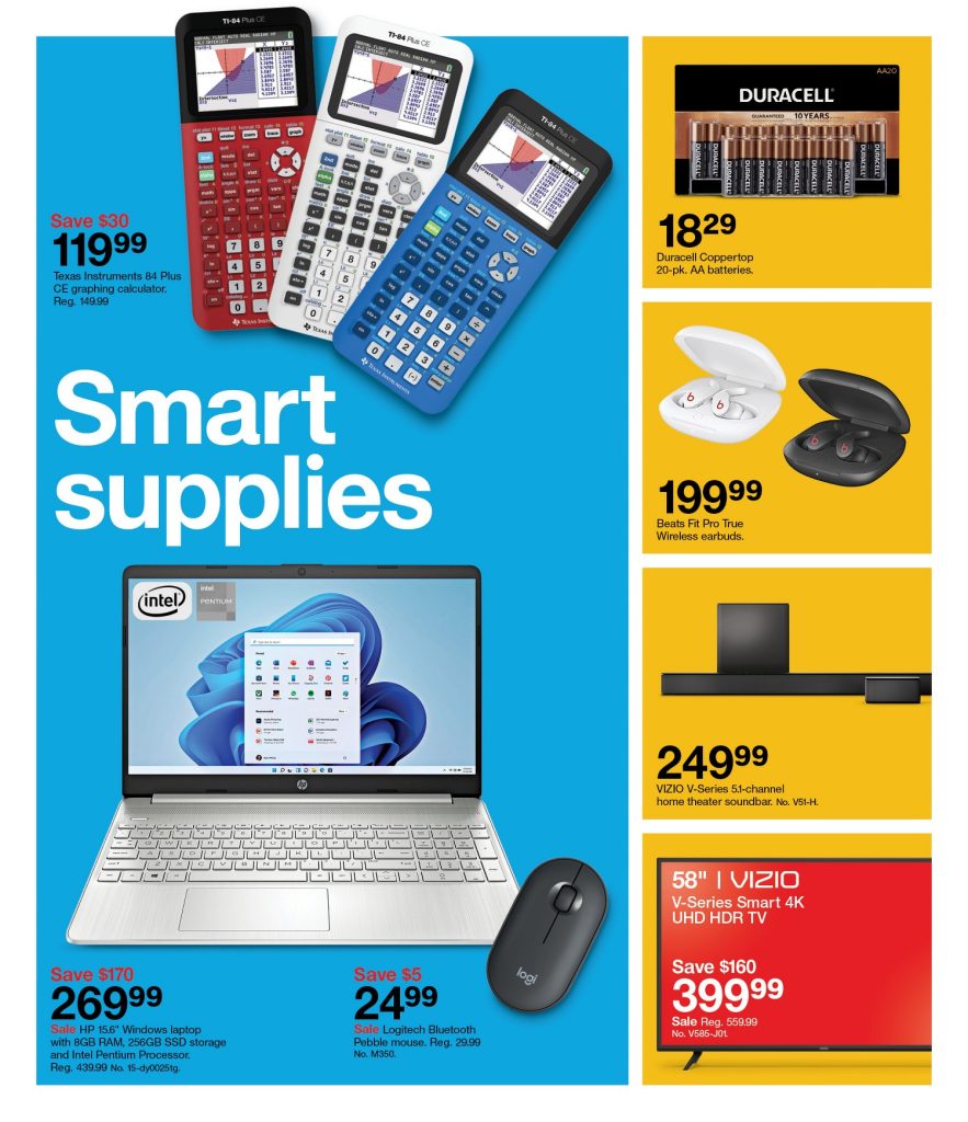 Page 23 of the 7-3 Target Ad