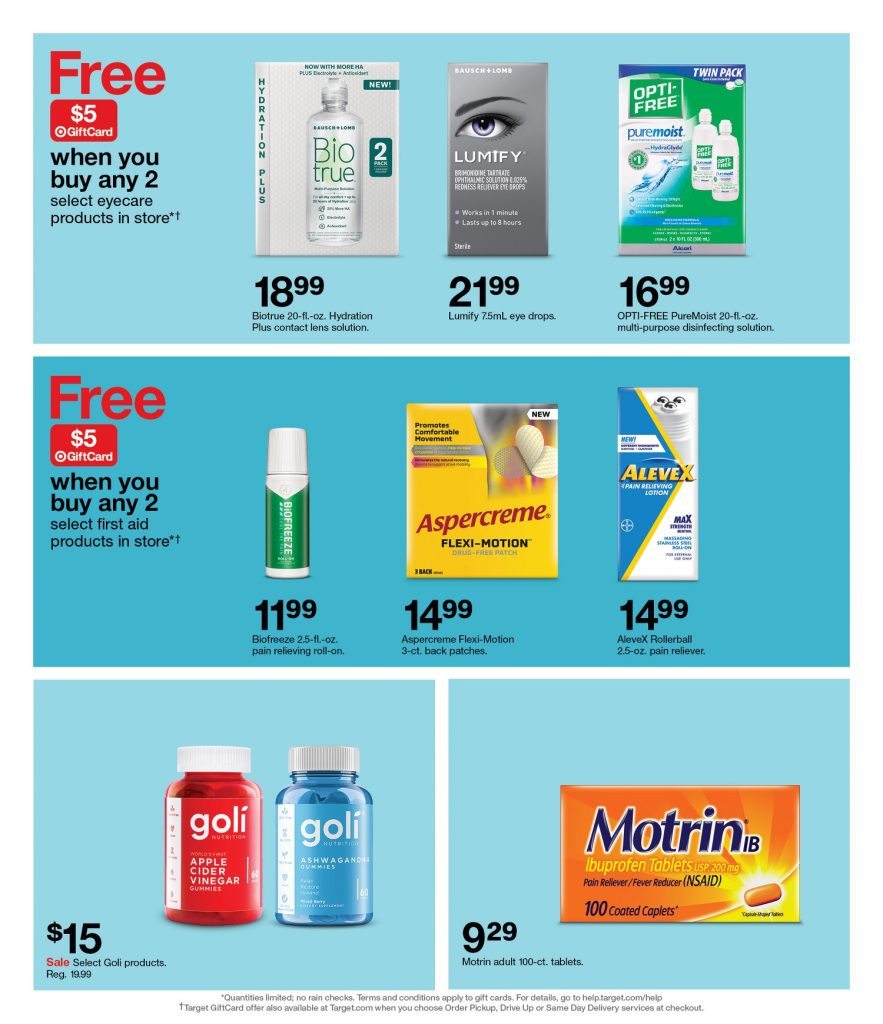 Page 36 of the 7-3 Target Ad