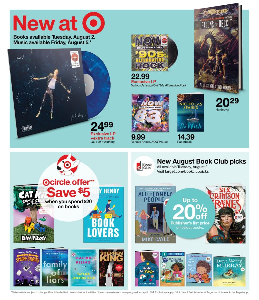 Page 29 of the 7-31 Target Ad 