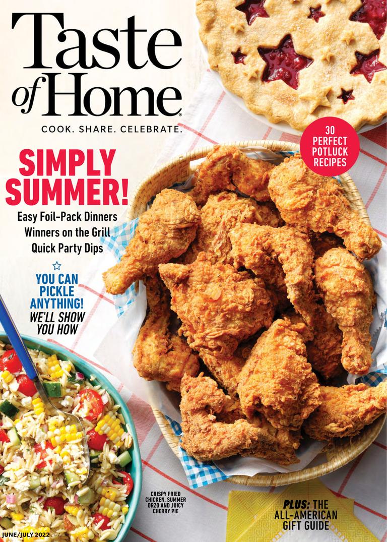 Taste of Home Magazine Cover