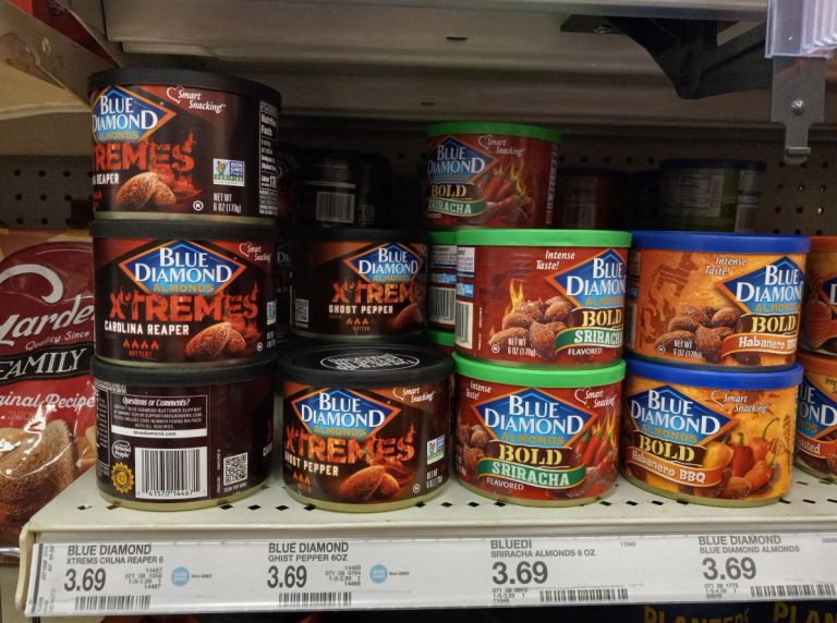 Blue Diamond Xtremes on the shelf at Target