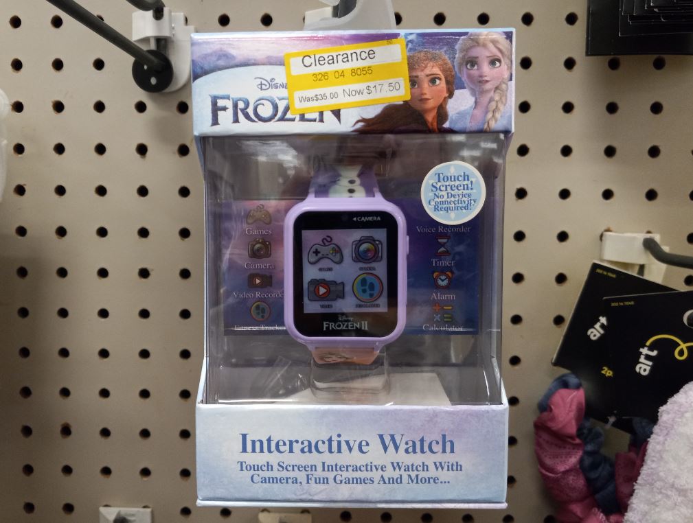 Disney Frozen Interactive Watch on clearance at Target