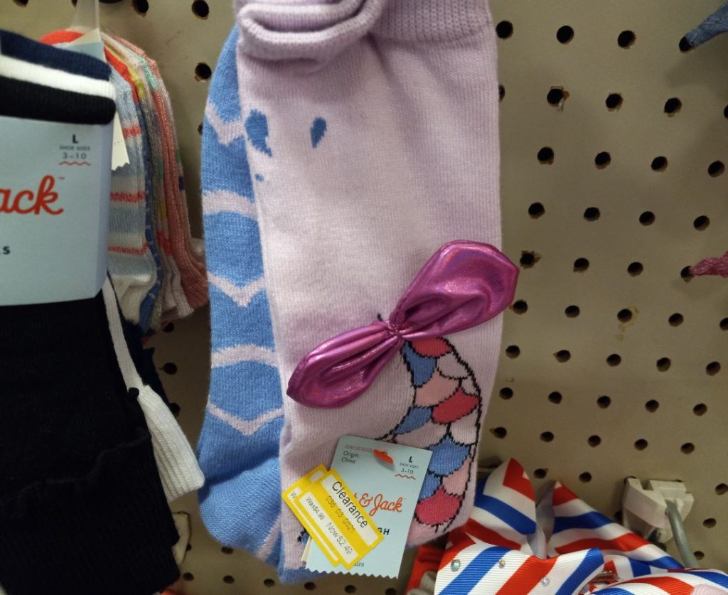 Cute Cat and Jack Girls Socks on clearance at Target