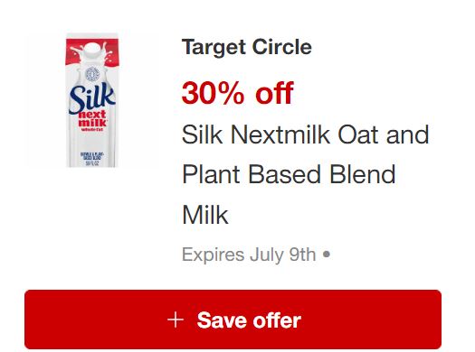 Silk Next Milk Target Circle Offer