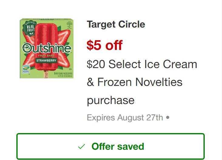 Ice Cream Target Circle Offer