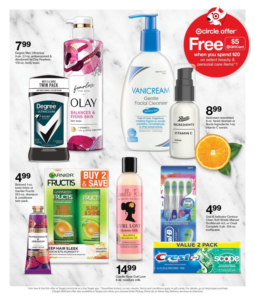 Page 36 of the 8-14 Target Ad 