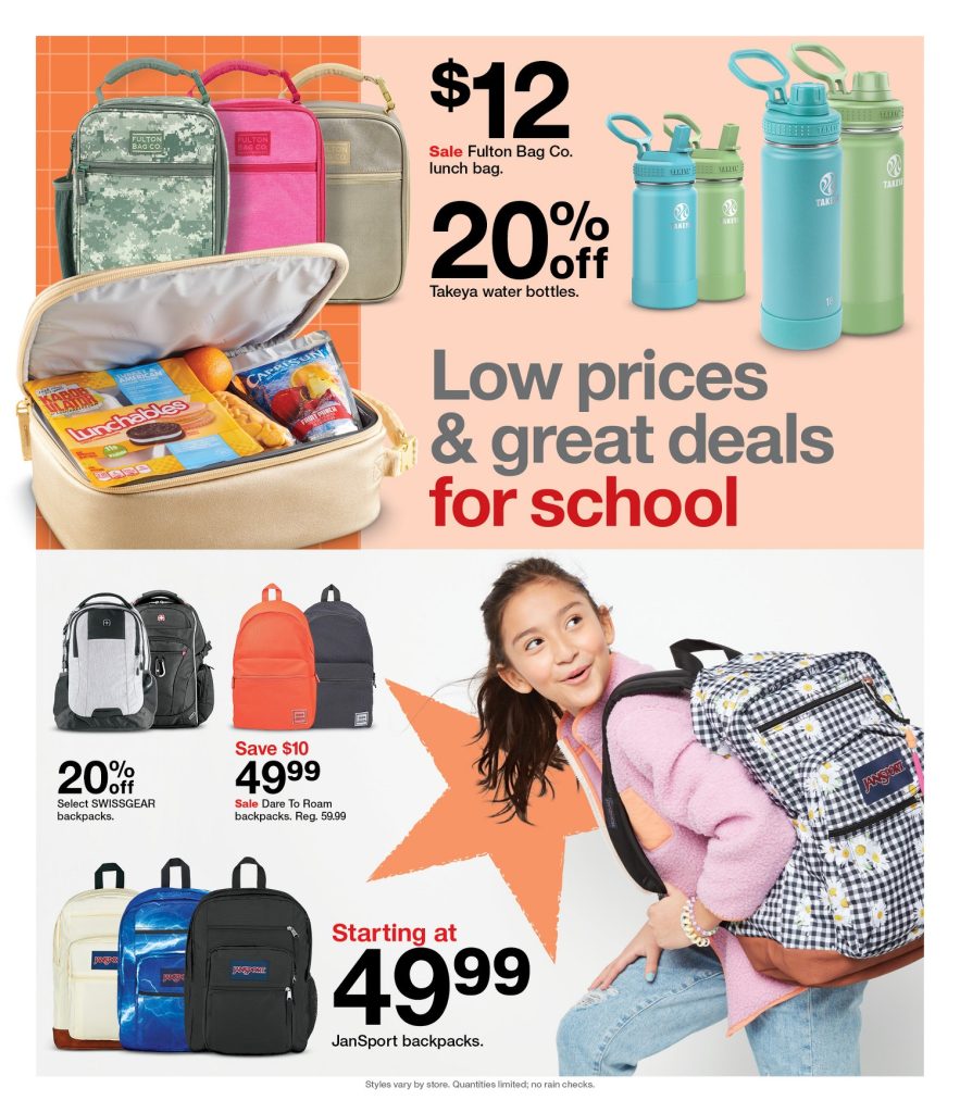 Page 2 of the Target Weekly Ad 8/21/2022
