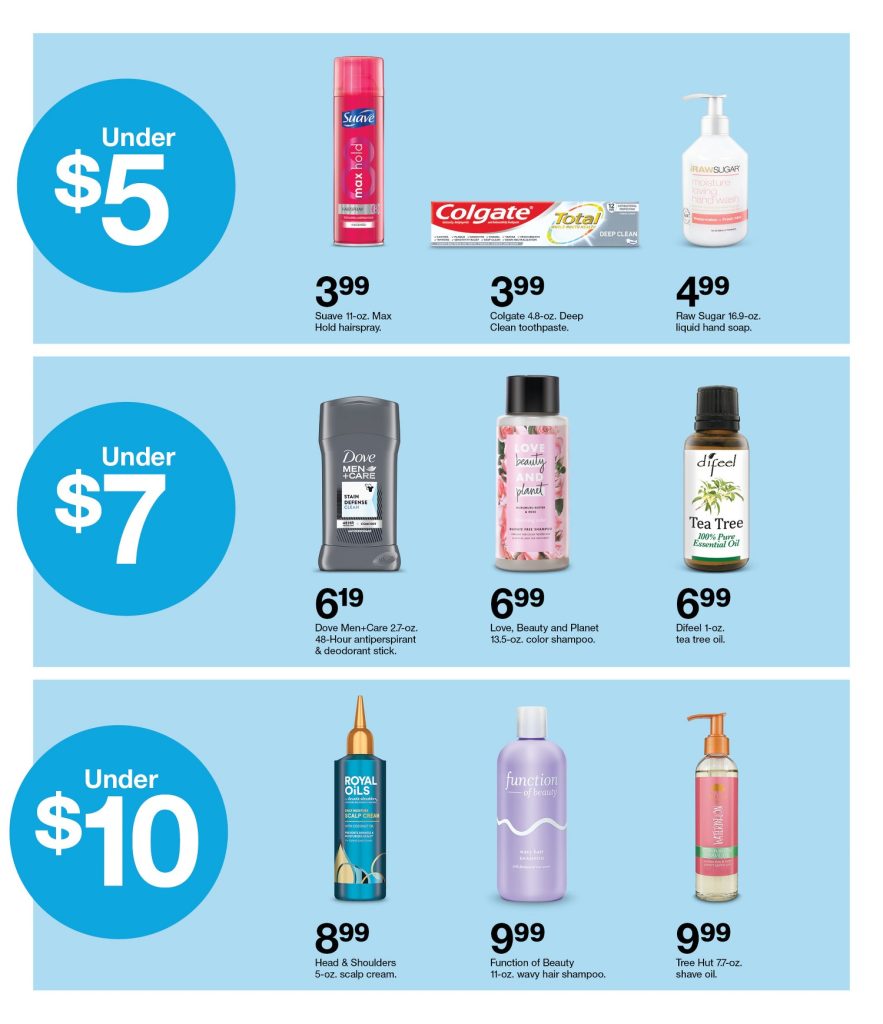 Page 32 of the 8-21 Target Ad 