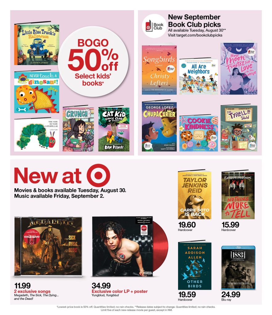 Page 12 of the Target Weekly Ad 8/28/2022