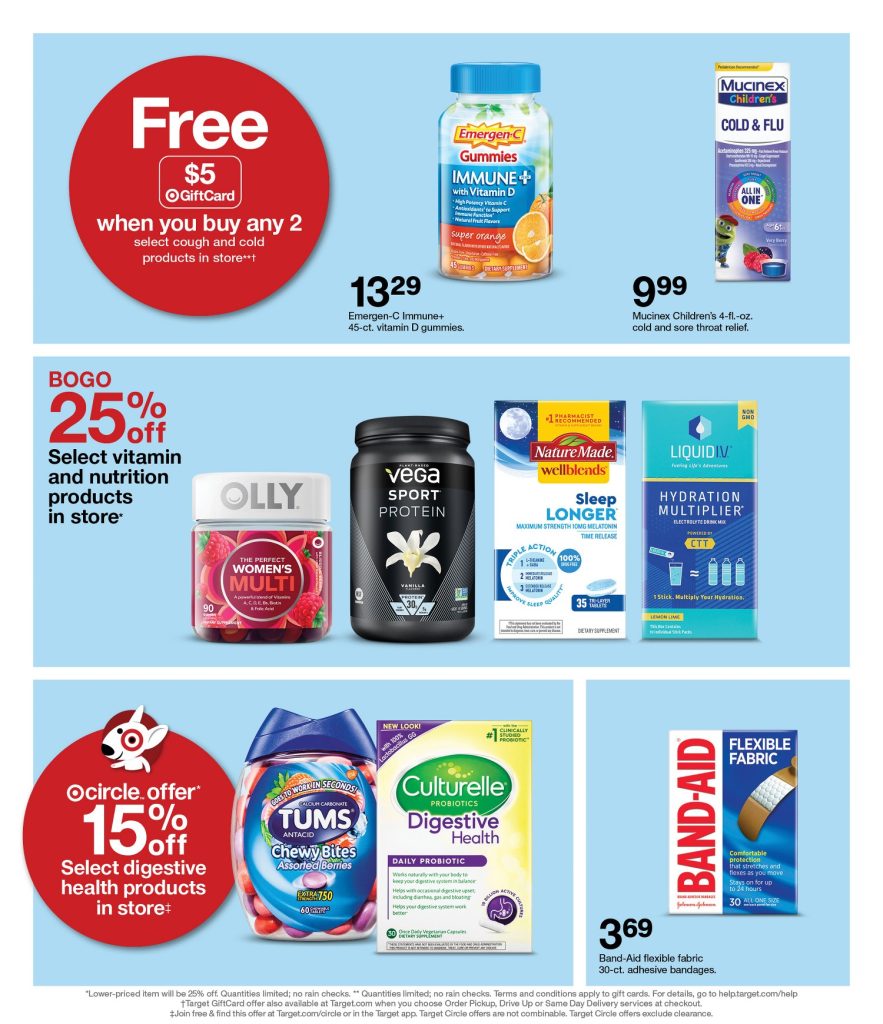 Page 23 of the 8-28 Target Ad