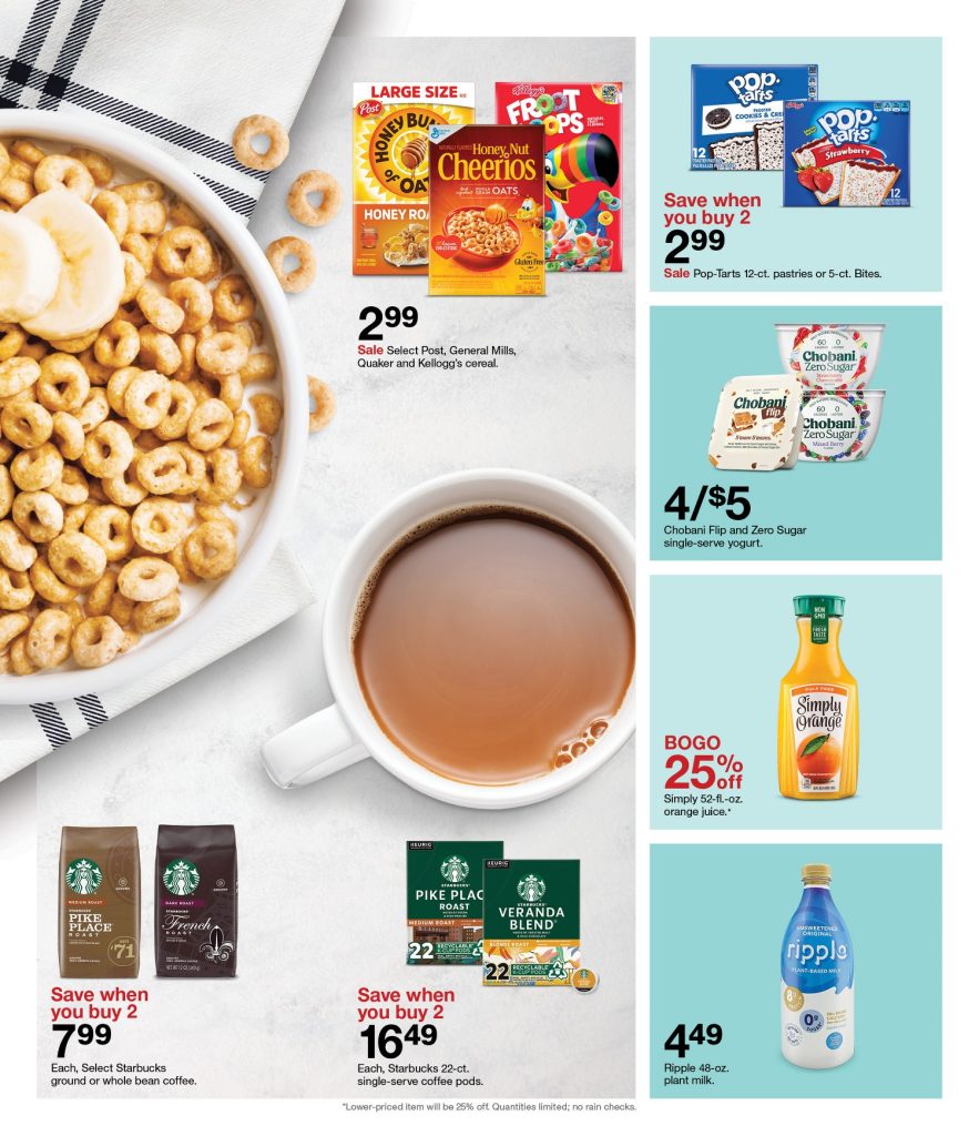 Page 30 of the 8-28 Target Ad