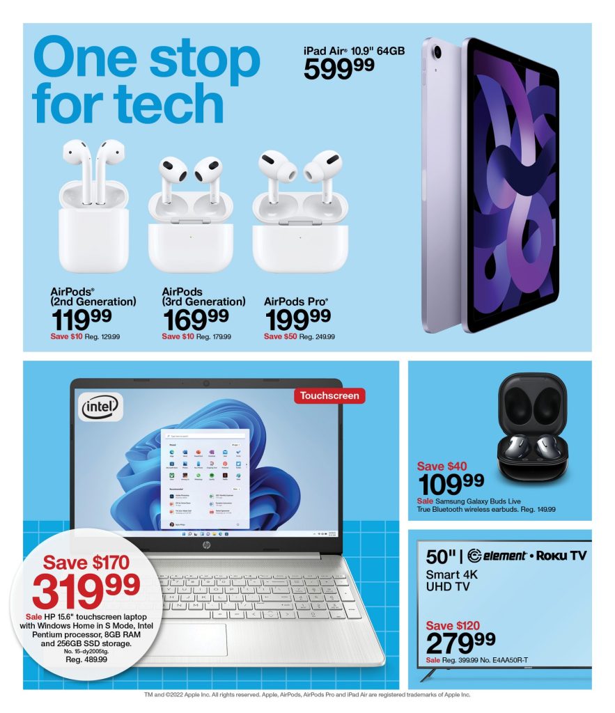 Page 7 of the Target Weekly Ad 8/28/2022