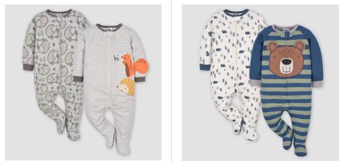 Gerber outfits included in the baby apparel sale