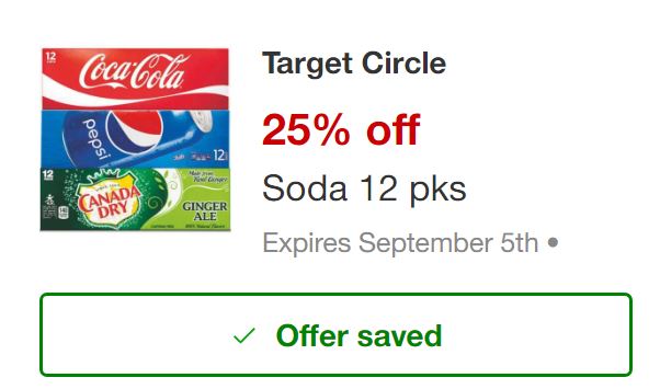 Soda Target Circle Offer