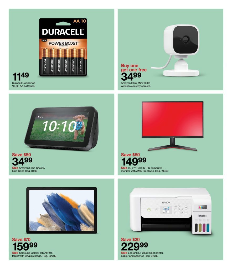 Page 20 of the 10-2 Target Ad 