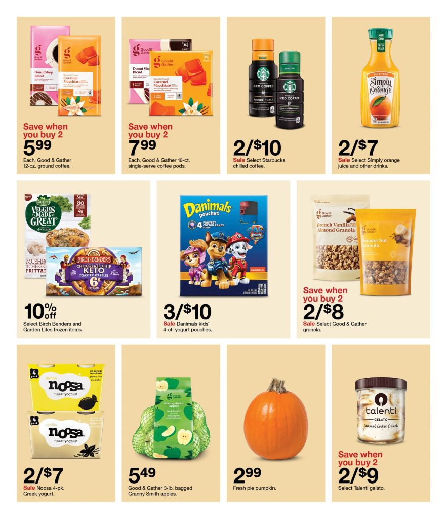Page 26 of the 10-2 Target Ad 