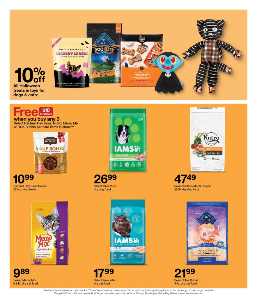 Page 5 of the Target Weekly Ad 10/2/2022