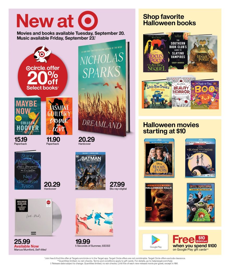 Page 18 of the Target Weekly Ad 9/18/2022