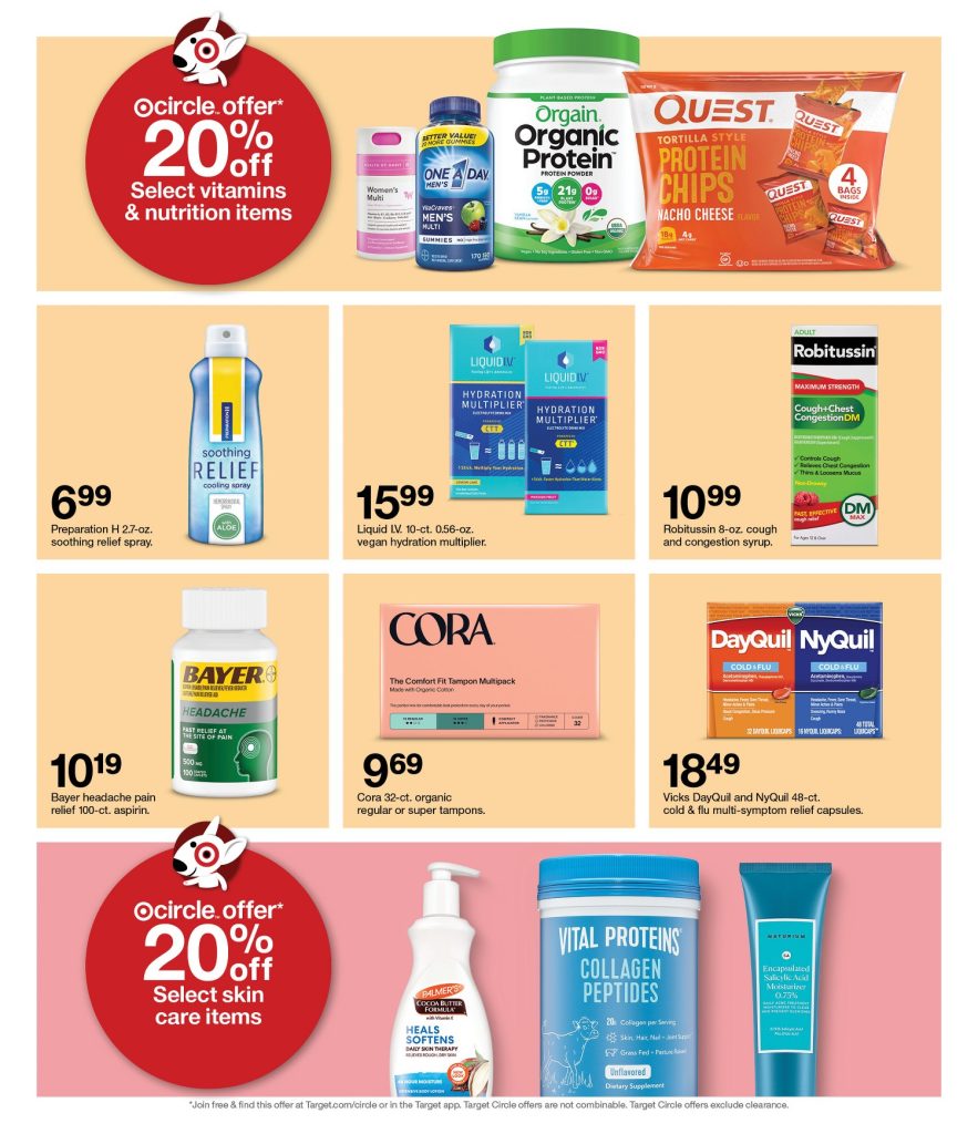 Page 8 of the Target Weekly Ad 9/18/2022