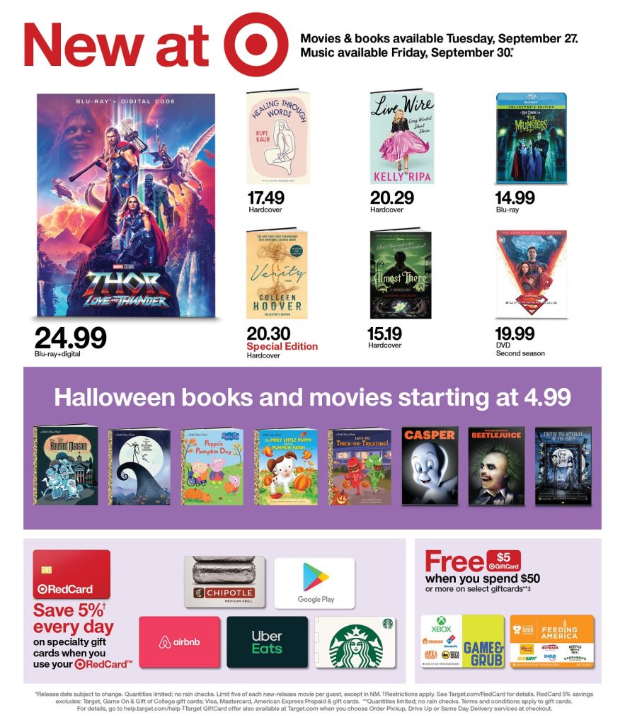 Page 14 of the Target Weekly Ad 9/25/2022