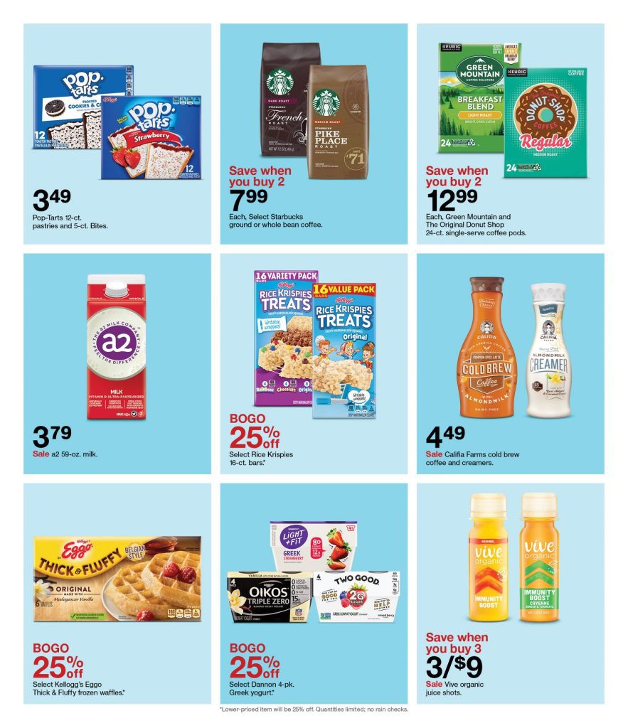 Page 24 of the 9-25 Target Ad 