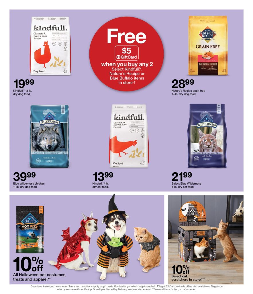 Page 5 of the Target Weekly Ad 9/25/2022