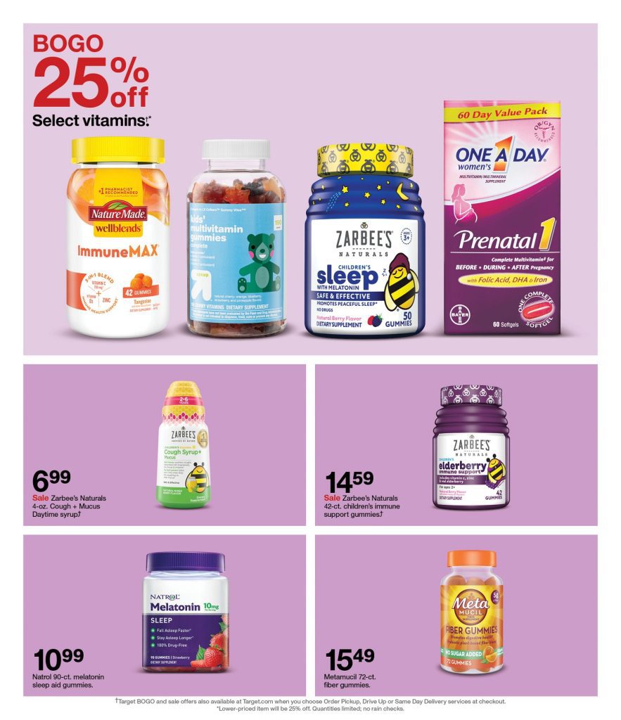 Page 30 of the 9-4 Target Ad 