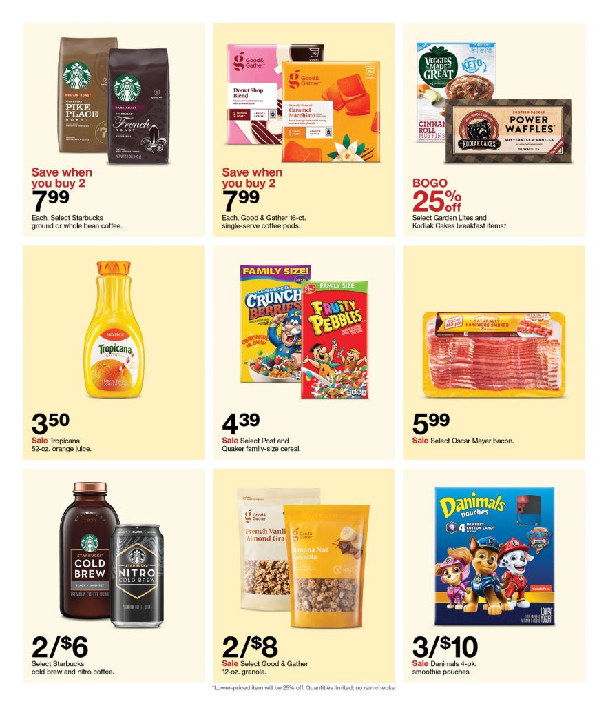 Page 36 of the 9-4 Target Ad 