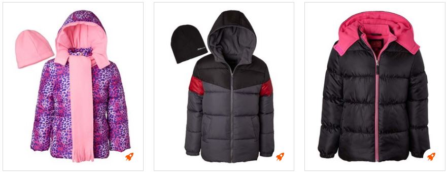 Image of Kids puffer coats included in the great deals on Zulily