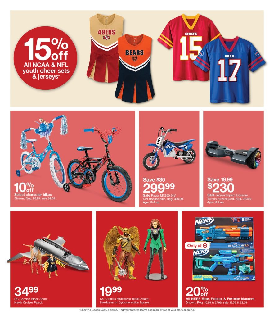 Page 10 of the Target Weekly Ad 10/16/2022