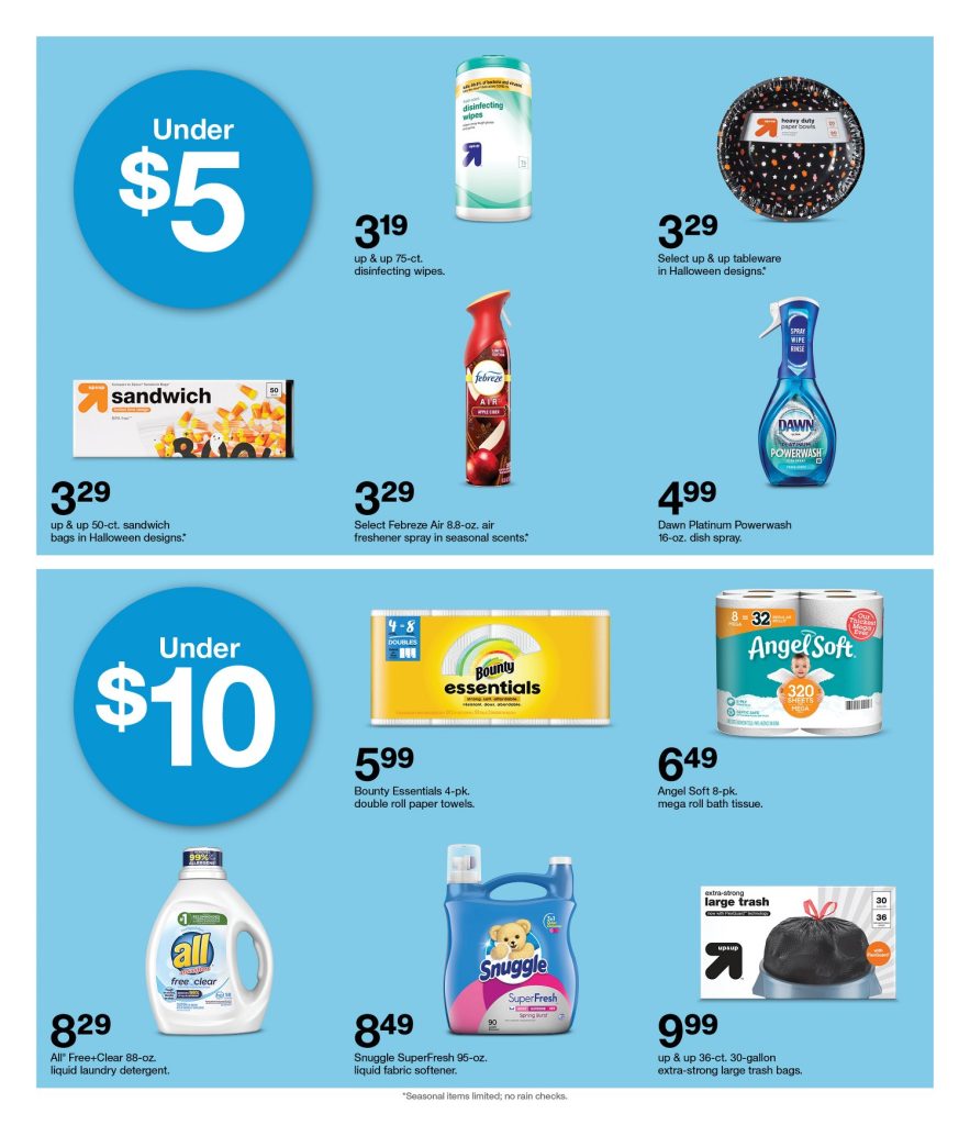 Page 22 of the 10-16 Target Ad