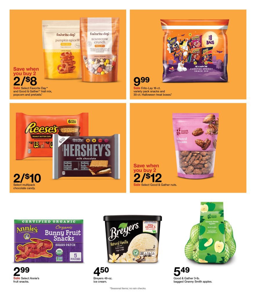 Page 28 of the 10-16 Target Ad