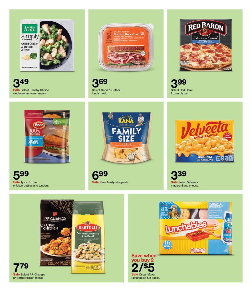 Page 30 of the 10-16 Target Ad