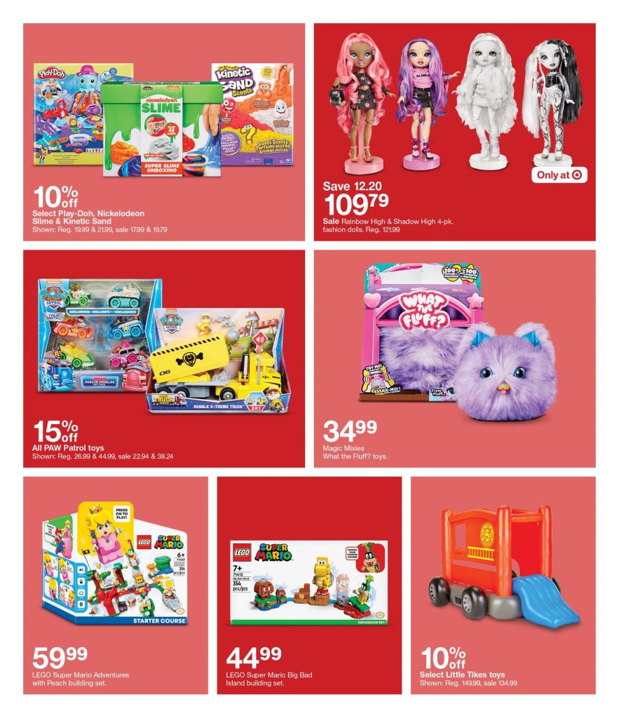 Page 9 of the Target Weekly Ad 10/16/2022