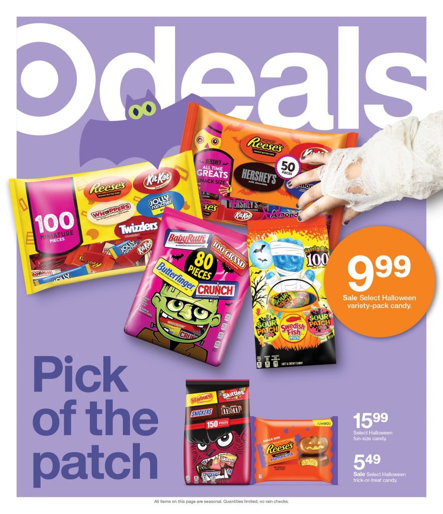 Page 1 of the Target Weekly Ad 10/23/2022